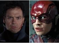 Michael Keaton Ezra Miller