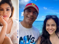 Sumona Chakravarti with mystery man
