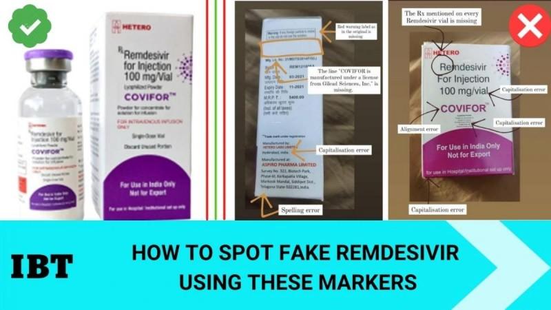 Beware Of Fake Remdesivir How To Spot Real One Using These Simple Markers On Packaging Ibtimes India