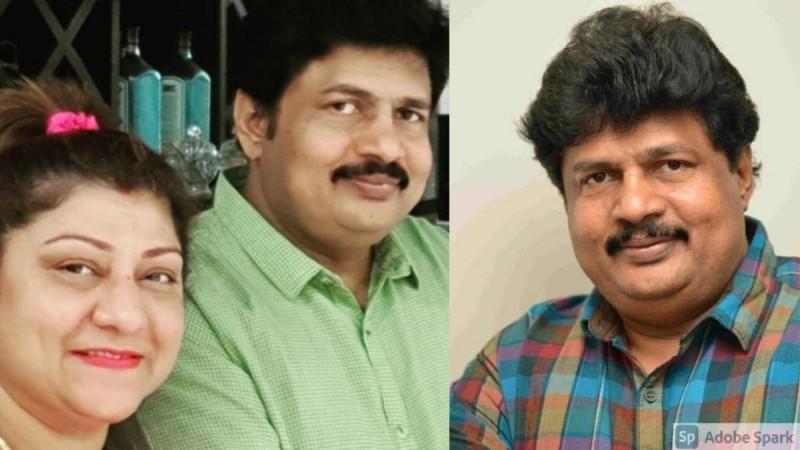 Producer Ramu and actress Malashree. Ramu