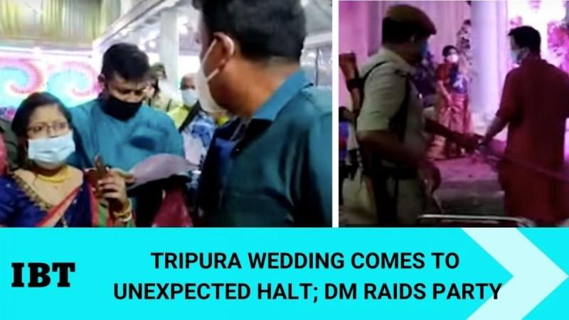 Tripura DM raids wedding