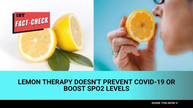Fact check: No, two drops of lemon in nose cannot prevent COVID-19 or increase SpO2