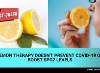 Fact check: No, two drops of lemon in nose cannot prevent COVID-19 or increase SpO2