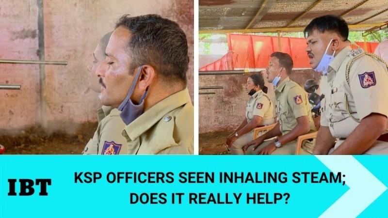 COVID quackery infiltrates Karnataka Police Force; uses steam inhalation to prevent infection