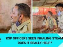 COVID quackery infiltrates Karnataka Police Force; uses steam inhalation to prevent infection
