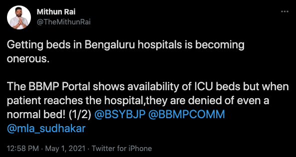 Over 450 COVID patients in queue for ICUs, ventilators in B'luru [shocking details]