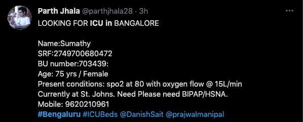 Over 450 COVID patients in queue for ICUs, ventilators in B'luru [shocking details]