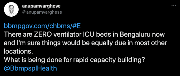 Over 450 COVID patients in queue for ICUs, ventilators in B'luru [shocking details]