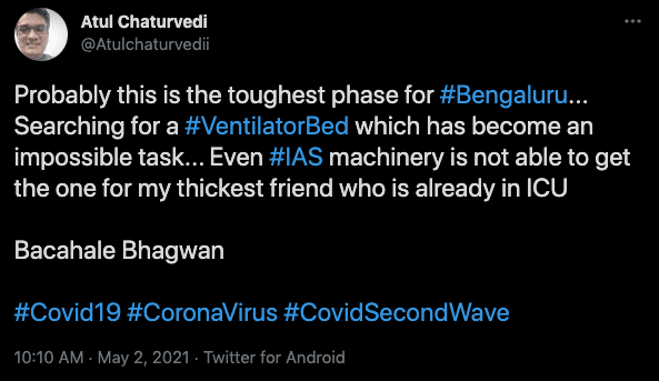 Over 450 COVID patients in queue for ICUs, ventilators in B'luru [shocking details]