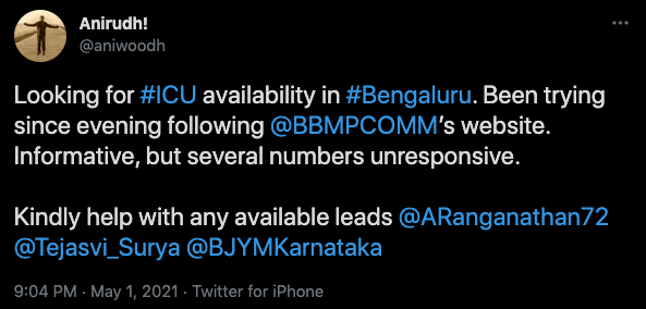 Over 450 COVID patients in queue for ICUs, ventilators in B'luru [shocking details]