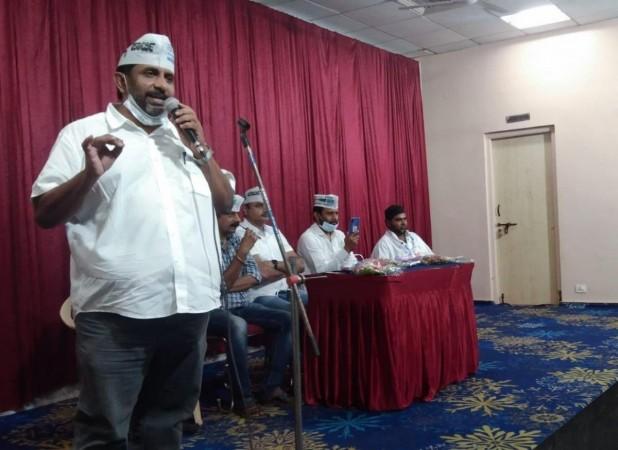 Karnataka AAP chief Prithvi Reddy Prithvi Reddy