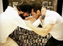 Sudeep and Salman Khan