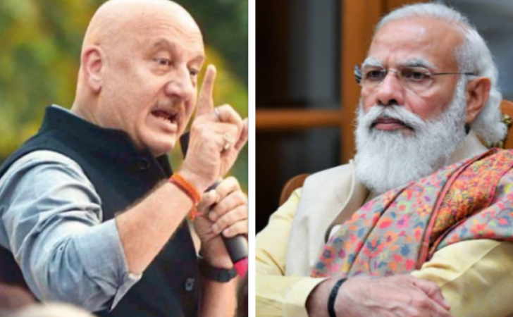Anupam Kher, PM Modi Anupam Kher, PM Modi