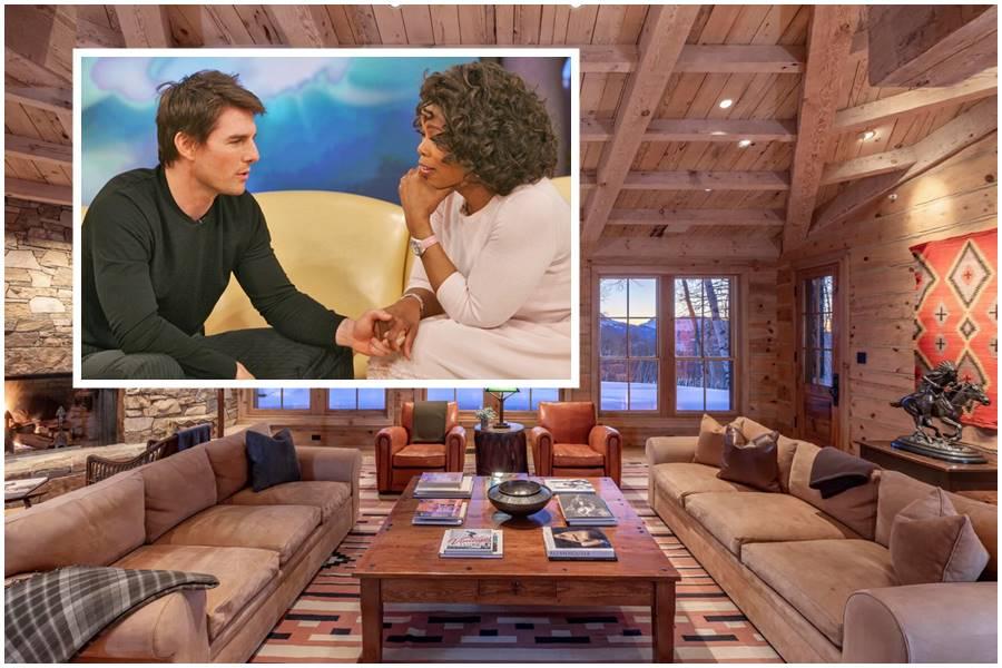 oprah visits tom cruise's house