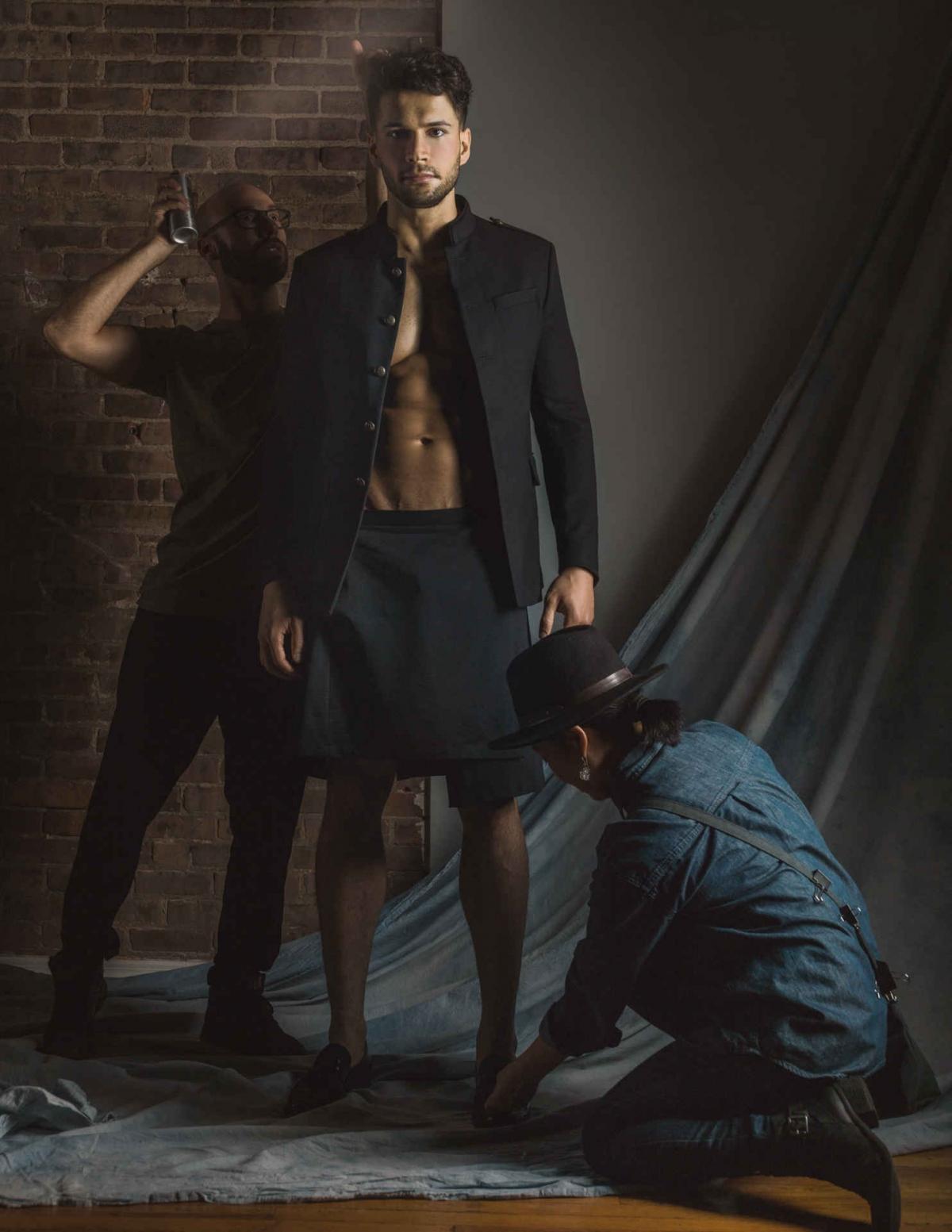 Adonis Bosso, Daisuke Ueda & Ian Sheridan Deliver Dynamic Poses for Vulture  Fashion Shoot – The Fashionisto | Dynamic poses, Male models poses, Poses