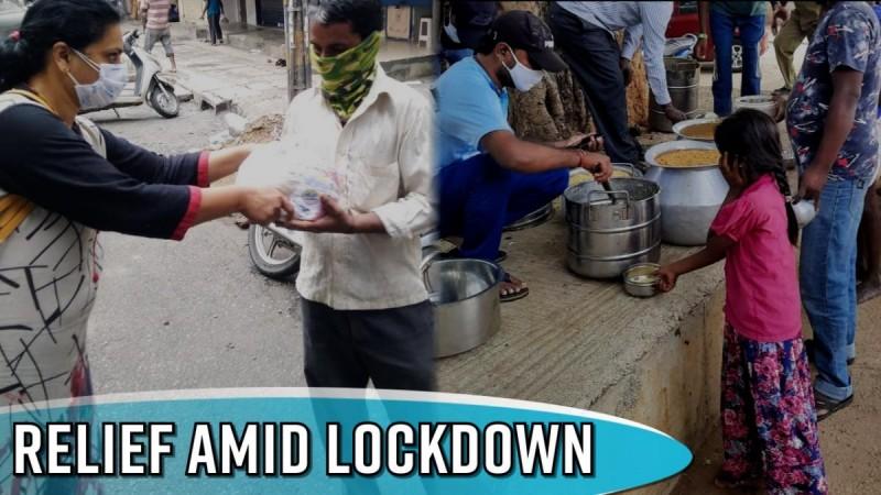 Relief amid lockdown