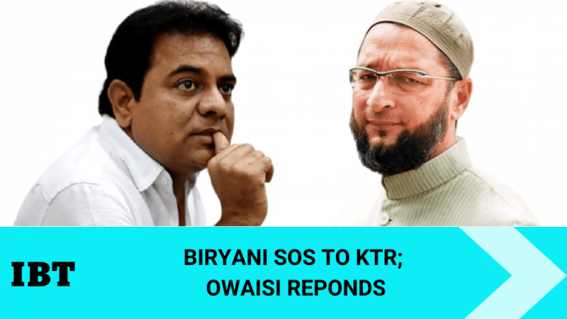 It took a Biryani SOS for Owaisi to acknowledge KTR's Twitter help