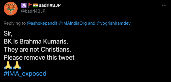 Fact check: Filmmaker falsely links Brahma Kumari's meditation to Christian conversions