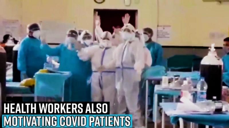 Health workers also motivating covid patients