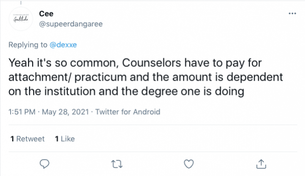 Reverse Financed Internships