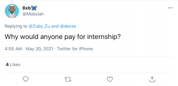 Reverse Financed Internships