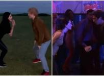 Ed Sheeran Courteney Cox Dance Routine