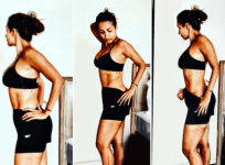 Malaika Arora flaunts abs