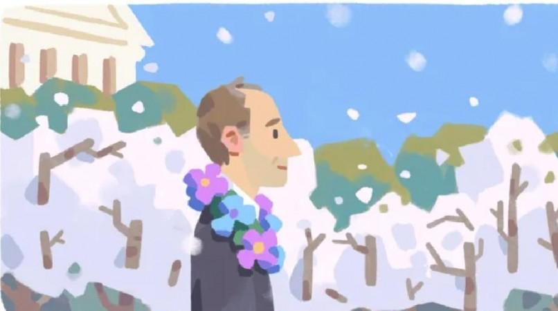 Frank Kameny doodle by Google for Pride Month Frank Kameny doodle by Google for Pride Month