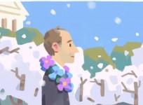 Frank Kameny doodle by Google for Pride Month