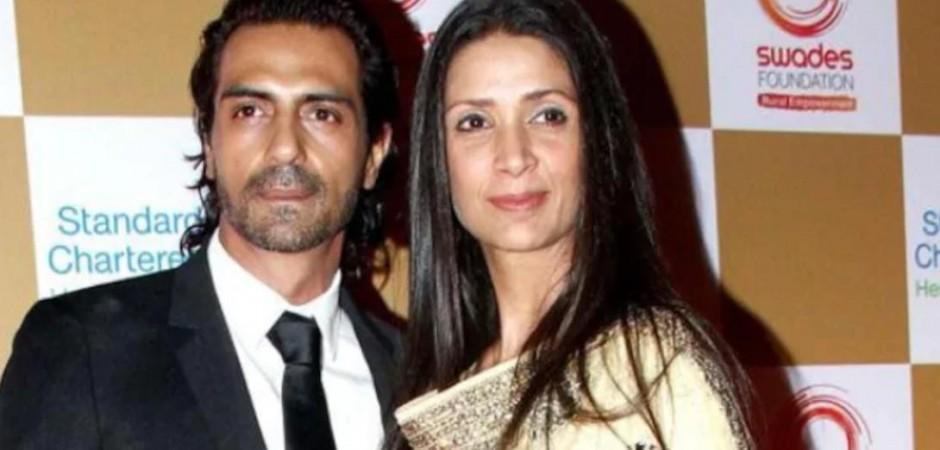 Arjun Rampal and Mehr Jesia