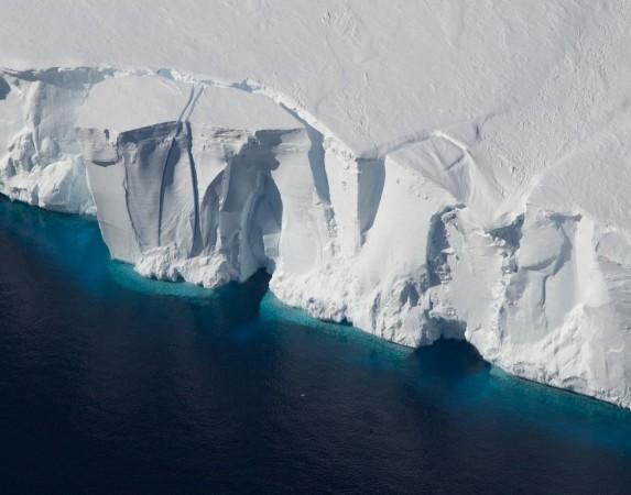 Ice shelves in Antarctica