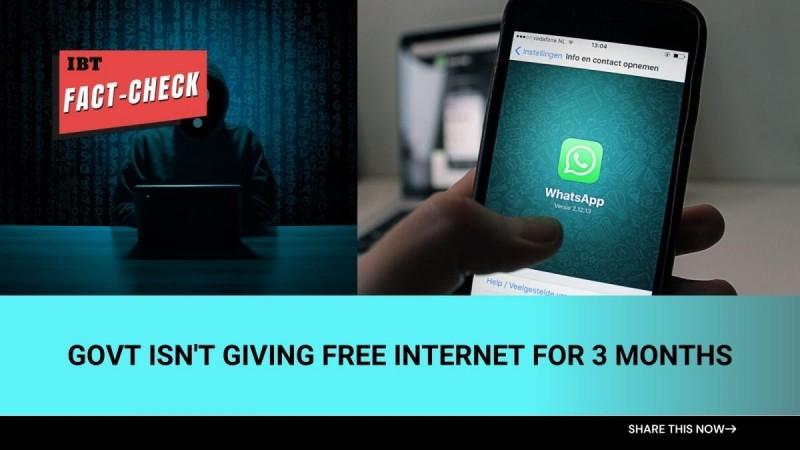 Fact check: No, govt isn't giving free internet for three months; beware of fraud