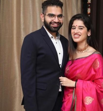 Chaitali and Aditya at their wedding Chaitali and Aditya at their wedding