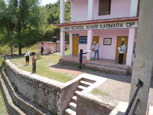 school in border area of Poonch