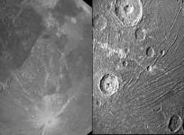 This image of Ganymede was obtained by the JunoCam