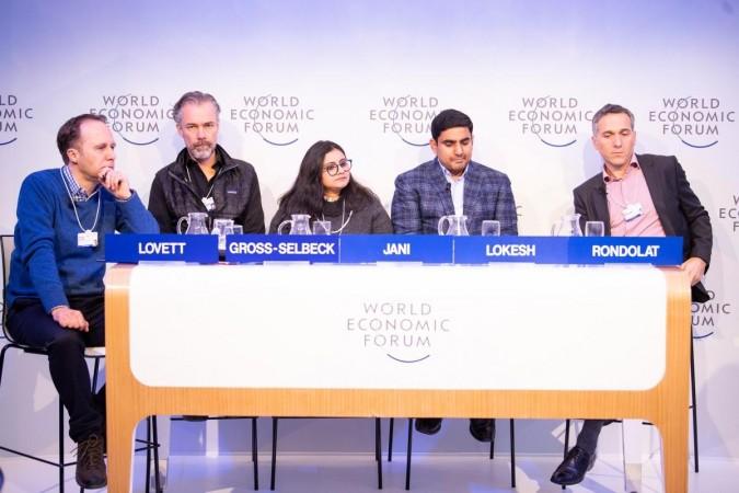 Bhairavi Jani (centre) at a World Economic Forum meeting Bhairavi Jani (centre) at a World Economic Forum meeting
