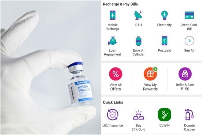 Representational Image Paytm Covid vaccination