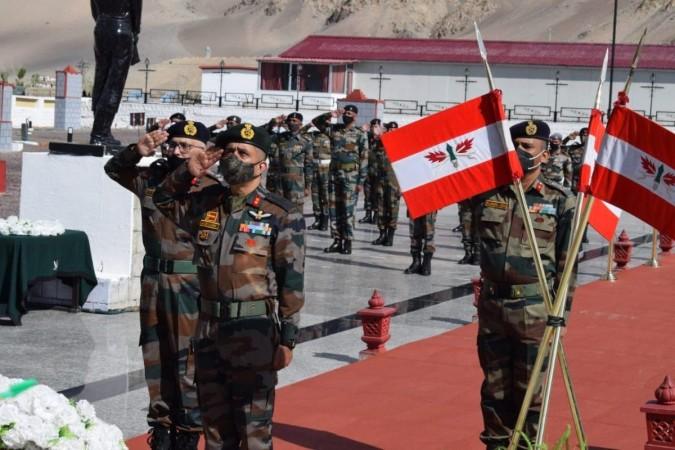 Indian Army paying its respect in a wreath laying ceremony Indian Army paying its respect in a wreath laying ceremony