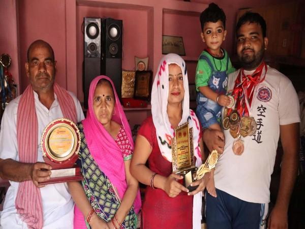 Karate champ Hari Om Shukla (extreme right) now sells tea.