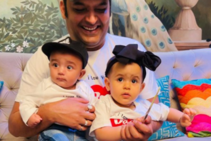 Kapil Sharma with children Kapil Sharma with children