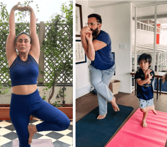 Kareena Kapoor reveals she is exhausted after second baby, shares Saif Ali Khan and Taimur's yoga pictures - IBTimes India