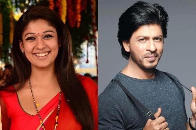 Nayanthara and Shah Rukh Khan. Nayanthara and Shah Rukh Khan