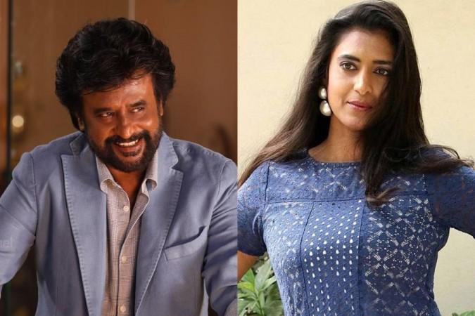 Rajinikanth and Kasturi Shankar. Rajinikanth and Kasturi Shankar