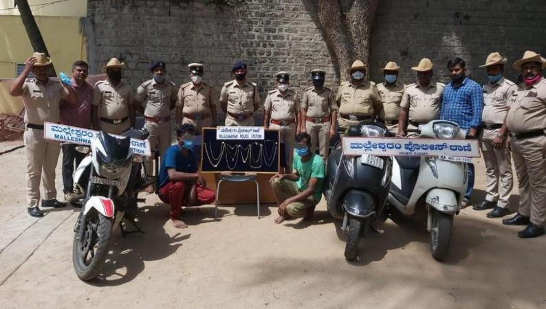 B'luru Police nab chain snatchers