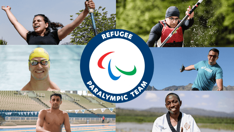 Six members from refugee camps who are able to make their entry at the Paralympics 2021 at Tokyo Olympics Paralympics