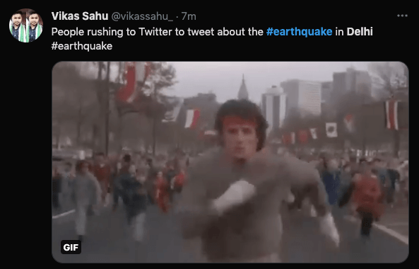 Earthquake in Delhi