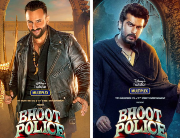 Saif Ali Khan trolled for first look from Bhoot Police, Arjun Kapoor's