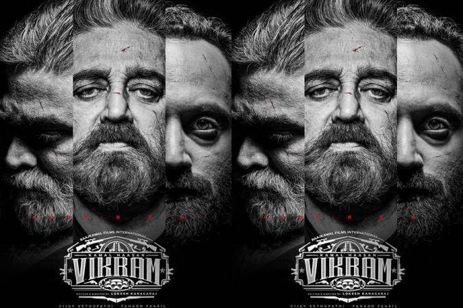 Kamal Haasan, Vijay Sethupathi and Fahadh's Vikram First Look