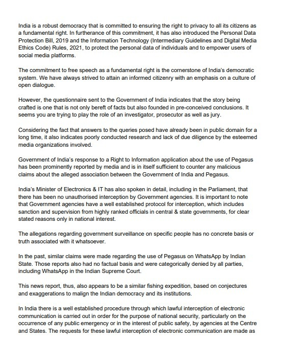 Top Indian journalists' phones hacked, snooped upon using Pegasus; govt responds [details]