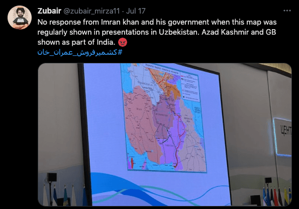 Correct map of J&K shown at Uzbekistan summit; Imran Khan's silence says it all [reactions]